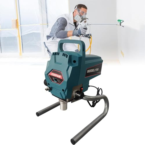 LADECNERHT Pulverizador De Pintura Sin Aire De 950 W, 3300 PSI, Pulverizador Eléctrico De Alta Eficiencia para Proyectos De Bricolaje, Exteriores De Casas, Cercas Y Terrazas
