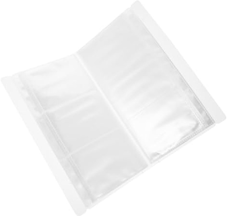jojofuny Album Porta Cartoline Trasparente in Plastica PP Collezionista di Biglietti per Concerti e Aerei Raccoglitore Super Robusto per Conservazione e Protezione di Cartoline e Ticket