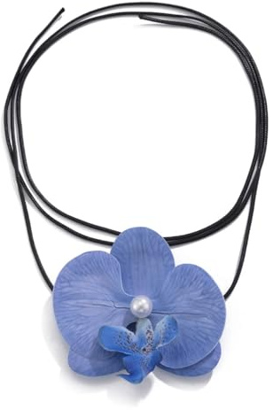 Anspruchsvolle Blumen-Halskettenverzierungen, verstellbarer Halsschmuck, auffälliger Blumen-Halsband