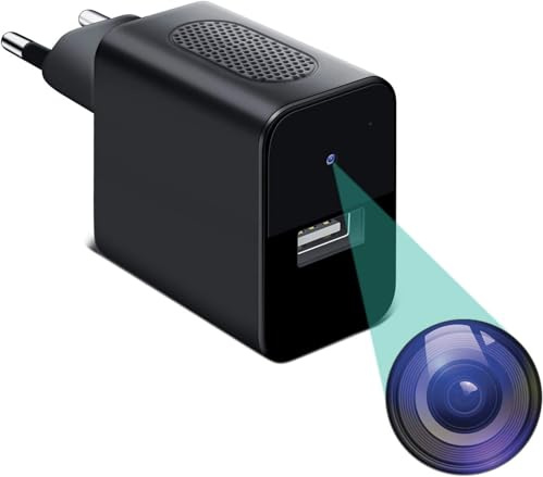 Mr.ing Mini Kameras 32GB 1080P Tragbare Kleine Videokamera USB Mini Überwachungskamera mit Infrarot Nachtsicht/Bewegungsmelder MEHRWEG
