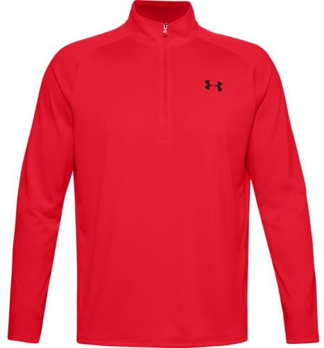 Under Armour Men Tech 2.0 1/2 Zip, Versatile Warm Up Top for Men, Light and Breathable Zip Up Top for Working Out