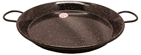 Emaillierte Paella-Pfanne für Induktion, Gas, Glaskeramik, Paella-Pfanne, Induktion, Paella-Pfanne, Glaskeramik, 34 Stück