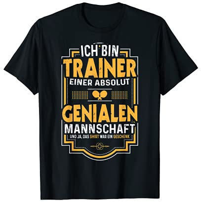 Tischtennis Coach Lustiges Tischtennisspieler T-Shirt