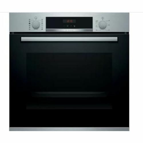 Four multifonction pyrolyse Encastrable BOSCH - HRA574BS0 - Vol: 71l - 8 modes de cuisson - H:59,5cm/L:59,4cm/P:54,8cm - Inox