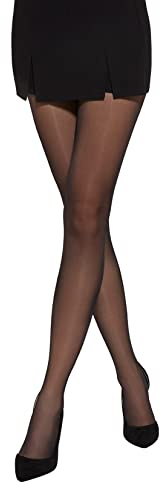MYCHICLEGS Collant voile fin 20 DEN femme Noir T3