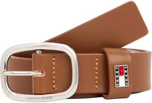 Tommy Jeans Femme TJW OVAL 3.0 AW0AW15836, Brown (Cognac), 80