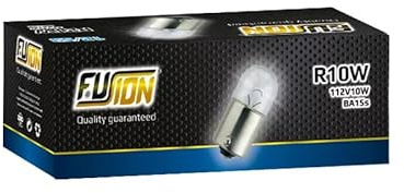 ProFusion R10W, Bombilla para Luz de Posición, Blanco 12V 10W BA15S (10 unidades)