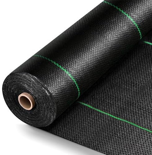 MRWiZMS Unkrautvlies Gartenvlies 100g/m², Unkrautschutzfolie für Garten,reißfest Unkrautfolie Bändchengewebe Wasserdurchlässig,Hohe UV Stabilisierung (20m² (2m x 10m))