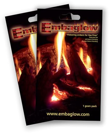 Embaglow Braciere tremolanti incandescenti per camini a gas - utilizzate dai principali marchi europei a gas tra cui Gazco, BFM, DRU e NU Flame - Originale braci in filo metallico incandescente