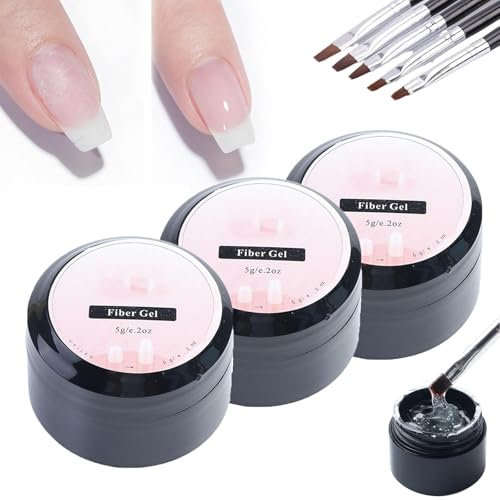 Nail Repair Gel - Nail Repair Protection Gel Cracked Nails, Cracked Nail Repair Gel for Broken Nails, Nail Repair Kit for Split Natural Nail or Damaged Nails, Easy Fill in & Fix (#3)