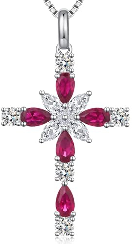 Collar Cruz Mujer Plata s925 Cadena de Plata 925 Colgante para Mujere y Damas 07
