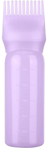 Addein 1 Pieces Hair Oil Applicator Bottle, Root Comb Applicator Bottle, Squeeze Hair Color Oiling Bottles for Hair Coloring