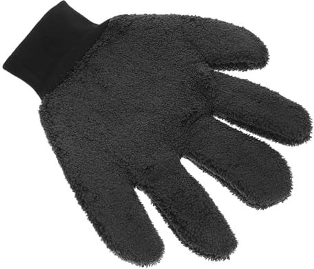 Luxshiny Guanto per Lavaggio Auto Antigraffio in Microfibra Guanto Lato per Pulizia Auto per Domestico e Veicoli