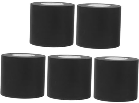 HIAKDOFT 5 Rolls Ac Duct Tape Fire Resistant Thermal Pipe Insulation Wrap for Outdoor Air Conditioning Systems Moisture Barrier for HVAC Pipe Protection and Condensation Prevention