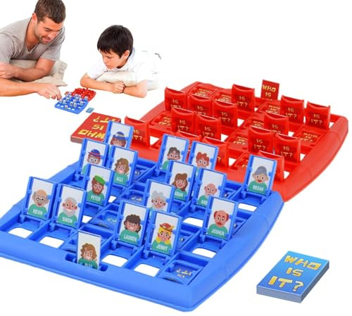 Ratespiel-Brettspiel – Kreative Lernaktivität für Kinder | Spannendes Wer-ich-bin-Spiel mit 96 Karten, logisches Denken, interaktives Lernspielzeug für Vorschulkinder, Familientreffen und Spielspaß zu