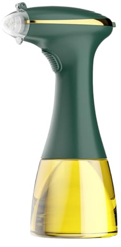 Dispenser spray per olio d'oliva, ricaricabile e ricaricabile, a prova di perdite, con ugello fine e controllo uniforme dello spruzzo, per ristoranti, campeggio, picnic e friggitrice ad aria