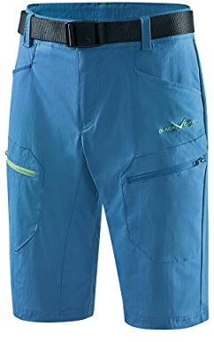 Black Crevice Pantaloncini da Trekking da Uomo, Corti, da Trekking, da Uomo, Impermeabili, ad Asciugatura Rapida, Resistenti e Traspiranti, con Tasche