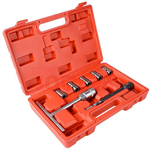 Escariador para asiento de inyectores 8 piezas. limpiar y descarbonizar inyectores