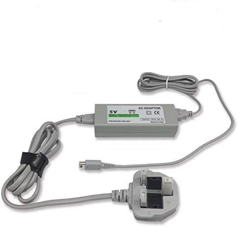 WICAREYO Power Supply AC Adapter UK Power Cable, Compatible for Wii U Gamepad