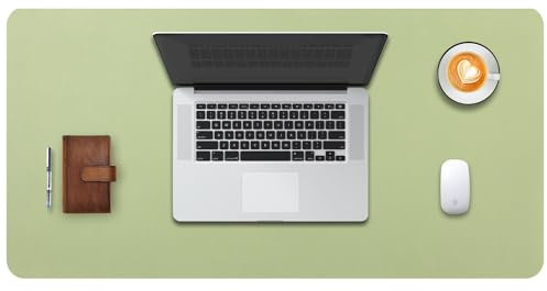 DOBAOJIA Große Schreibtischunterlage 80 X 40cm, Schreibtischmatte, Desk Pad | Schreibtischschutz XXL, Schreibblock, für Laptop/Tastatur/Maus, PU Leder Wasserdicht + Wildleder Rutschfest