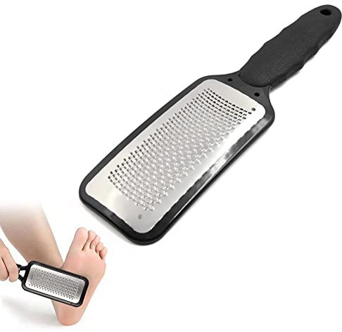 Foot Rasp Hard Skin Remover, Dead Skin Remover for Feet, Pedicure Foot File Make Foot Beauty Extra Smooth, Foot Scrub Foot Exfoliator for Corn Removal, Feet Care Callous Removers for Feet (1 Black)