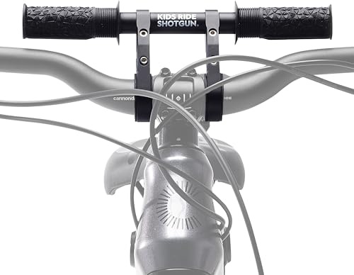 Kids Ride Shotgun – Guidons, Compatible avec la plupart des VTT récents pour adultes, Accessoire pour la selle enfant, Installation et retrait faciles (Shotgun 2.0 Handlebars)