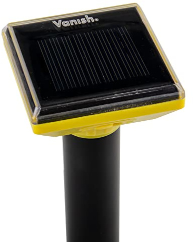 Vanish MVT-2 - Répulsif Solaire Anti-Taupes - Impulsion Acoustique - Maximum 700 m² - Fonctionne à l'énergie Solaire - IP65
