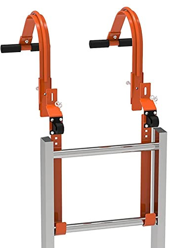 Abonda Leiter-Stabilisator für Dach, Stahldach, Leiterhaken für die Wand – Wandleiter-Abstand, strapazierfähig, einfache Handhabung, 227 kg Tragfähigkeit