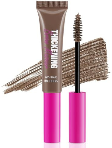 Boobeen Mascara sourcils waterproof, Gel sourcils, Mascara sourcils volumateur et épaississant pour des sourcils durables et d'aspect naturel