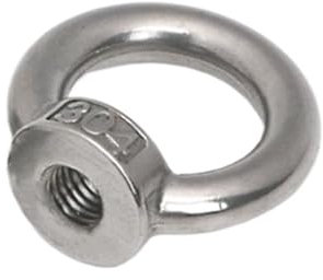 1PCS Ringmuttern Ring Ringschraube Ring Haken Mutter M3 M4 M5 M6 M8 M10 M12 M14 M16 M18 m20 M24 304 Edelstahl for Kabel Seil (Size : M20)