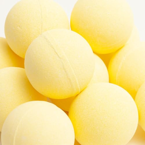 Label Provence Nature - Geschenkset 3er Set - Badekugeln für Frauen und Männer - Perfekt für ein natürliches Spa-Gefühl - Sprudelbad Bombe - Geschenk für Sie/Ihn - Zitronenduft - 180g