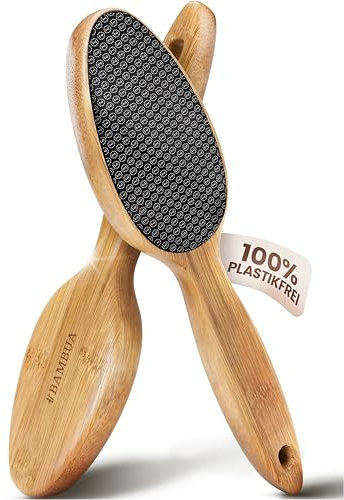 BAMBUA Lima Pies Durezas - [100% Efecto Anti-Callos] Callos Pies Eliminar - Para Pies Hermosos - Vidrio Nano Eficaz - Quita Durezas Para Pies - Piedra Pomez Para Pies Premium - Quita Callos (Negro)