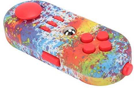 Adhd-verktyg Ångestföremål Plast EDC-leksak, Stressrelief Fidget Med 13 Olika Funktioner Som Spänningsfjäder, Kugghjul, Rulle, Knapp, etc. för (11 Graffiti