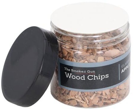 Trucioli di Legno per Affumicatura di Fruitwood, Trucioli Al Gusto di Affumicatura Naturale per Cocktail, Whisky e Altro Ancora (mela)