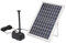 17V/10W Solar Springbrunnen für außen Brunnenpumpen Solar Teichpumpe Solar Wasserpumpe Schwimmende Fontäne Bachlaufpumpe Solar für Teich, Garten, Wasserfall