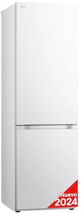LG GBV21L0ESW - Frigorífico Combi Door Cooling+, Serie 200, 1.86m, Clasificación E, Capacidad 374L, Blanco