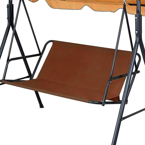 CREATCABIN Copertura di Ricambio per Altalena in Tessuto Oxford Spesso 600D per Sedia A Dondolo per Panca Impermeabile per Veranda Patio Altalene per Esterni da Giardino da Cortile Marrone 85x48x48cm