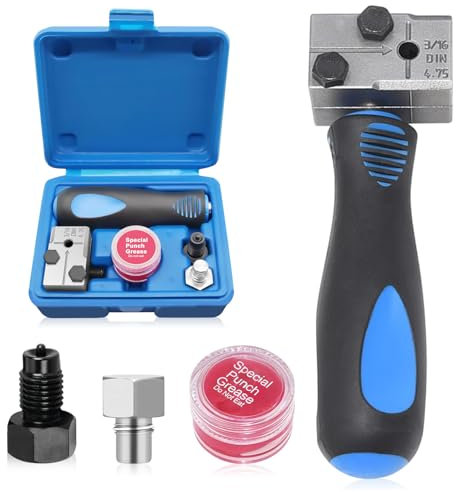 NICEWAT Tubo del freno da 3/16 pollici, dispositivo di piegatura per auto, per 4,75 mm, strumento di estensione del tubo, tubo del freno, dispositivo universale per condizionatori d'aria, linee del