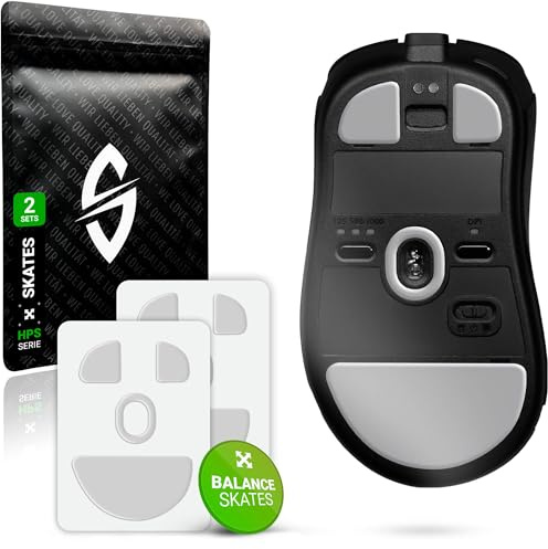 SensoryBoost HPS Glides (2er Set) kompatibel mit BenQ Zowie EC CW, EC1-CW, EC2-CW, EC3-CW - Balance aus Speed & Kontrolle – Abgerundet & Langlebig - PTFE - Ersatz-Mausfüße, Skates - Upgrade Zubehör