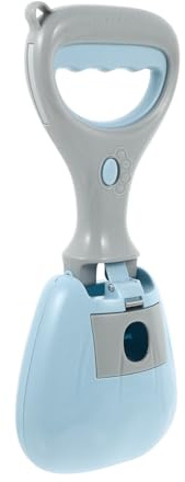 Kisangel Raccoglitore per Escrementi di Animali Domestici Paletta per Raccogliere di Cane Strumento per Pulizia Materiale Plastico Resistente Clip Facile da Usare Design Ergonomico per Impu