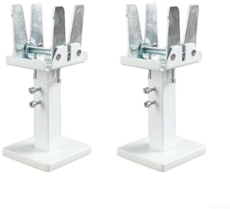 YobiLife Heizkörperhalterungs-Set aus Stahl, höhenverstellbar, 2 Stück, mit erweiterbaren festen Füßen für sichere und stabile Stahlplatten-Heizkörperinstallation