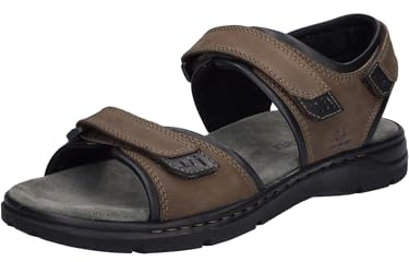 Josef Seibel Men's Classic Sandals Marlon 05, Width G (Normal), Interchangeable Footbed, Brasil Combi, 10 UK