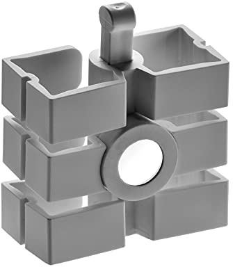 EISNHAUER ® Magnet für Kabelkette Slim für saubere Verkabelung an höhenverstellbaren Schreibtischen (Silber)