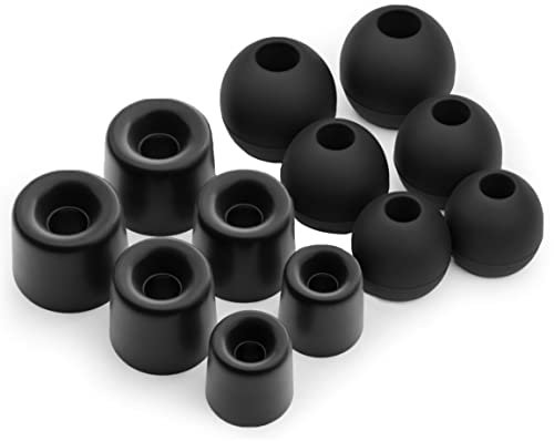 Okuli 12 x Mousse à Mémoire & Écouteurs en Silicone Embouts d'oreilles pour Casque Écouteurs