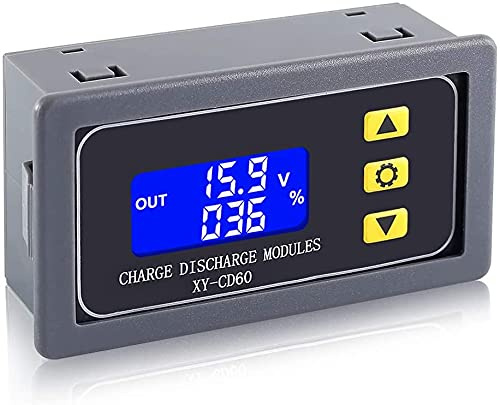 DONGKER Laderegler DC 9V, 12V, 24V, 36V, 48V Über Entladung Schutzmodul Mit LCD Display für Lithium und Blei Säure Batterie