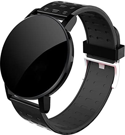 Montre intelligente de fitness pour homme et femme - Bracelet de sport - Noir - Taille unique