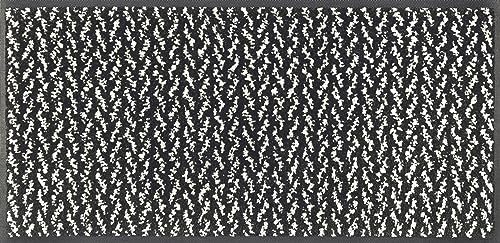 wash+Dry Fußmatte Duo Pepper 35x75cm, innen und außen, waschbar, Grau