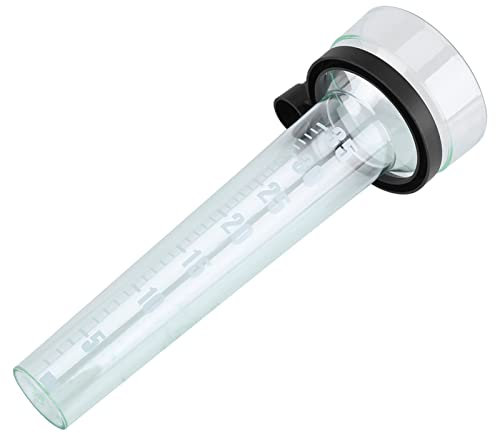 Jerliflyer Tube De Pluviomètre en Plastique, Tube De Remplacement De Pluviomètre en Plastique 25 × 8 × 8 Tube De Pluviomètre en Plastique pour Jardin Extérieur Cour Capacité De 35 Mm