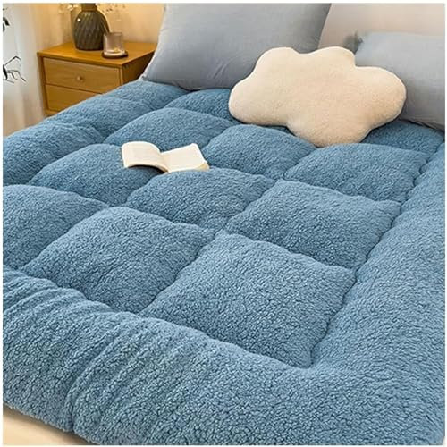 SDKFJ Japanische Bodenmatratze – verdickte Futon-Matratze, Faltbare Tatami-Matte für Zuhause, Studentenwohnheim, Camping, Gästebett Matratzenauflagen(Color:A,Size:120x200cm)