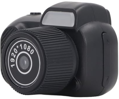 Mini Fotocamera Digitale, Fotocamera per Bambini 1080P 2MP, Durata della Batteria di 100 Minuti Videocamera Digitale Fotocamera per con Schermo a Colori e Cinturino